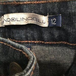 Bandolinoblu Stretch Denim Capris size 12